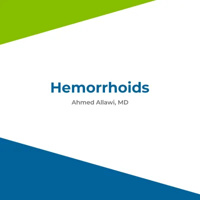 Hemorrhoids by Ahmed Allawi