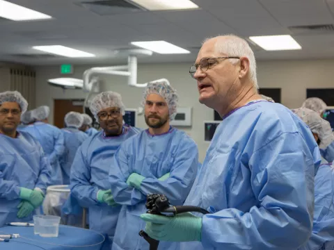 surgeons in an lab