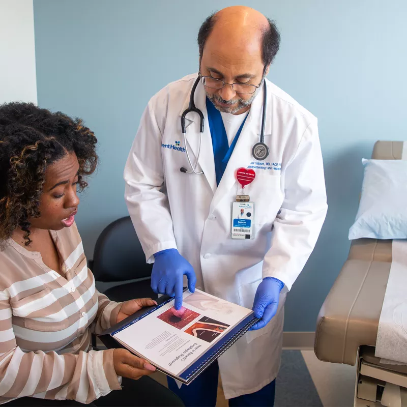 Yasser Saloum showing patient information.